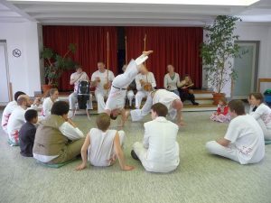 Capoeira-Vorführung nach dem Taufgottesdienst am 21. Februar 2010