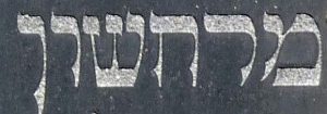 marcheschwan (im Monat) Marcheschwan (dieser jüdische Monat liegt in unserem gregorianischen Kalender in der Zeit zwischen Anfang Oktober und Anfang November, das Datum des Todes von Herrn Strauß entspricht dem Dienstag, 8. November 1910)