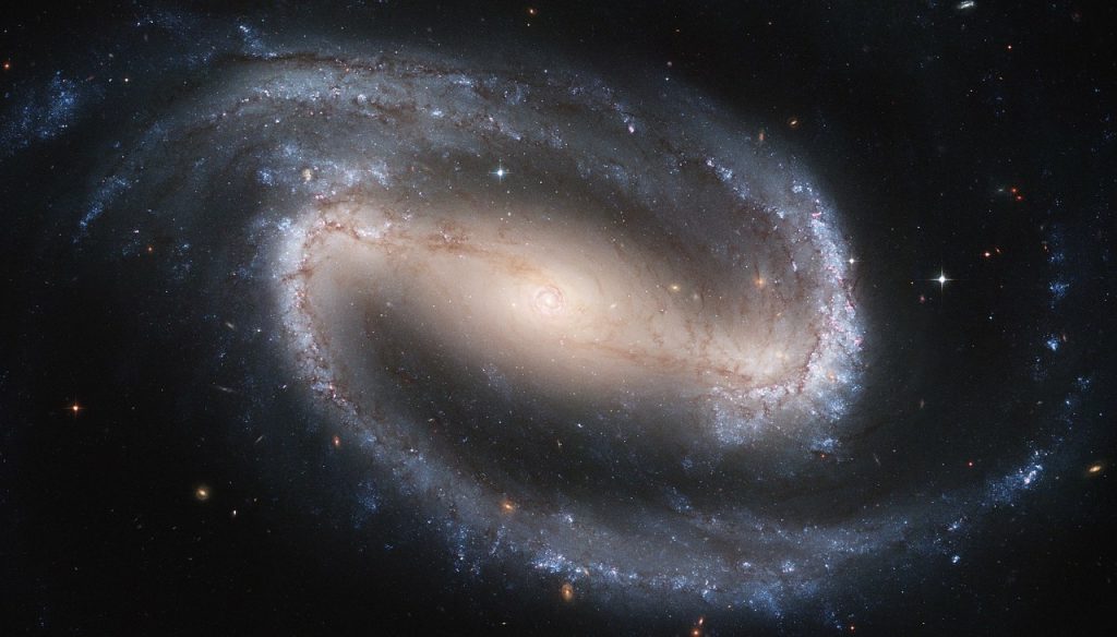 Eine Balkenspiralgalaxie im Sternbild Eridanus